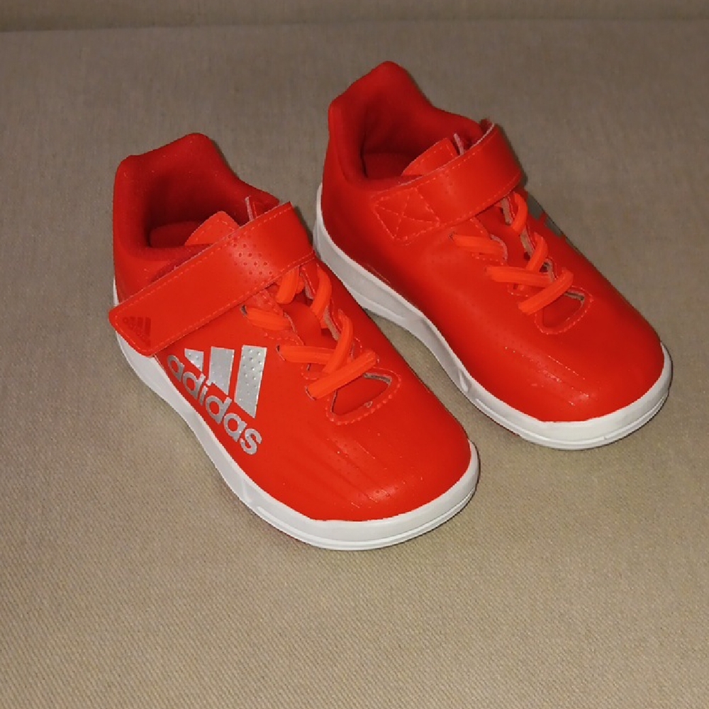 Adidas Toddler Bright Red Sneakers NWOT